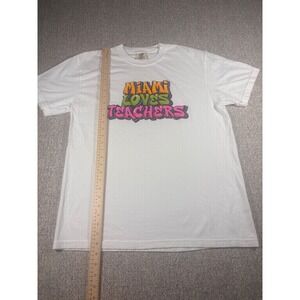 Comfort Colors Miami Loves Teachers Graffiti Shirt White L
